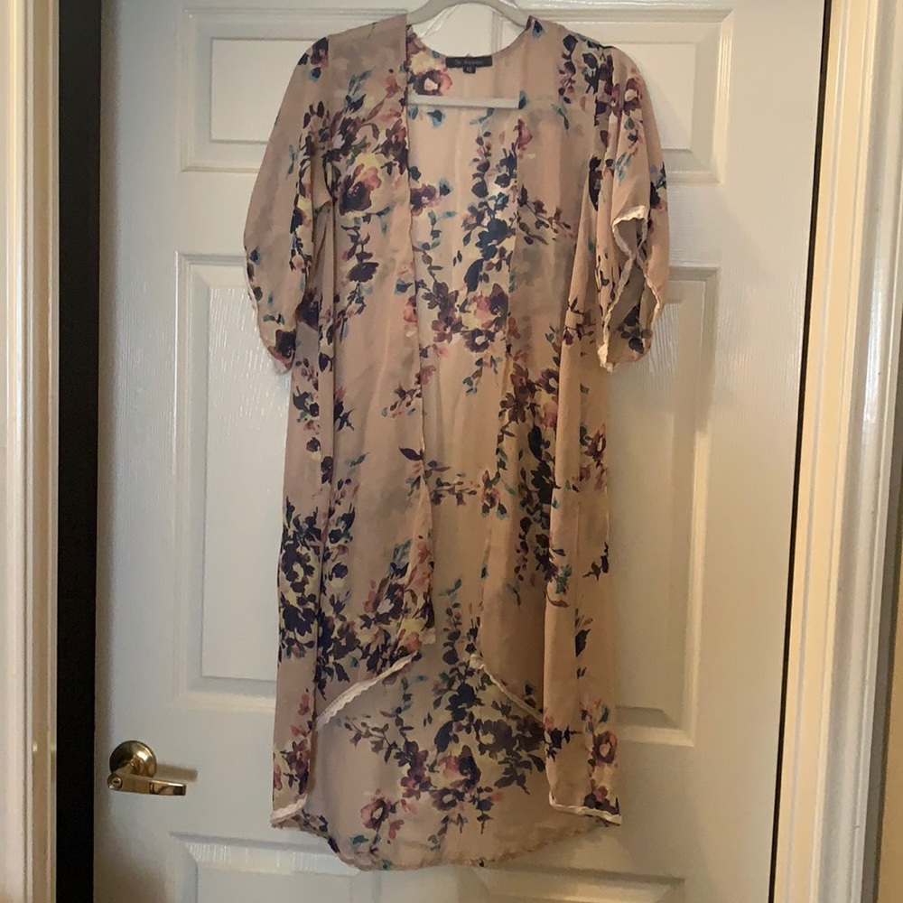 Sheer Floral Shrug